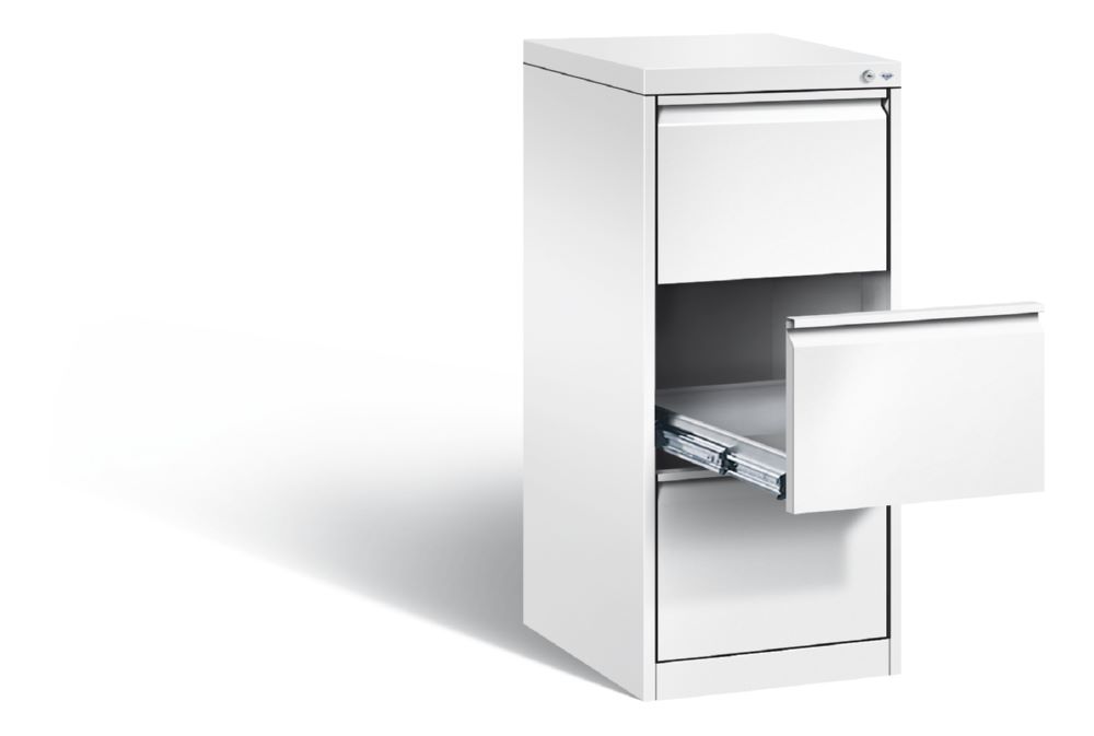 Produktbild C+P Karteischrank Schubladenschrank Acurado weiß 433 x 590 x 1045 mm bild 2