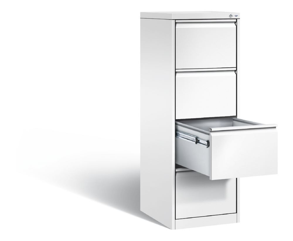Produktbild C+P Aktenschrank mit Schubladen Acurado weiß 433 x 590 x 1357 mm bild 2