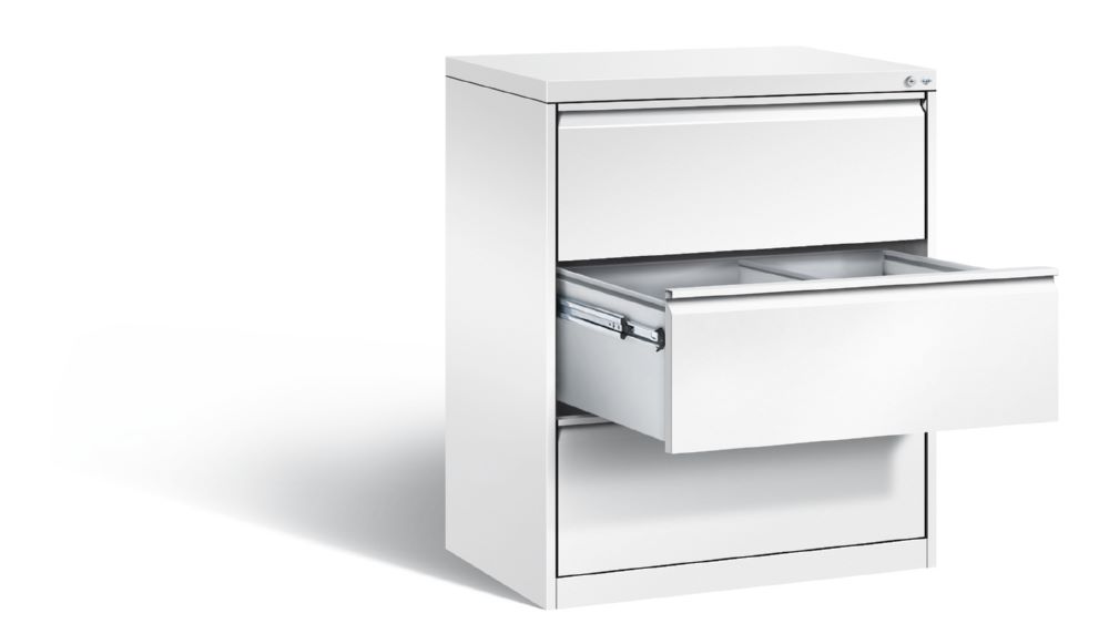 Produktbild C+P Schubladenschrank Acurado zur Aktenlagerung weiß 787 x 590 x 1045 mm bild 2