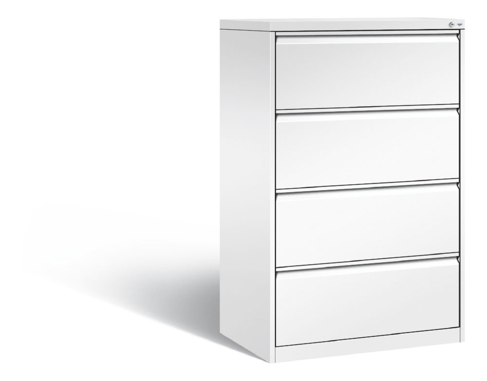 Produktbild C+P Schubladenschrank Acurado als Hängeregistratur in weiß 787 x 590 x 1357 mm