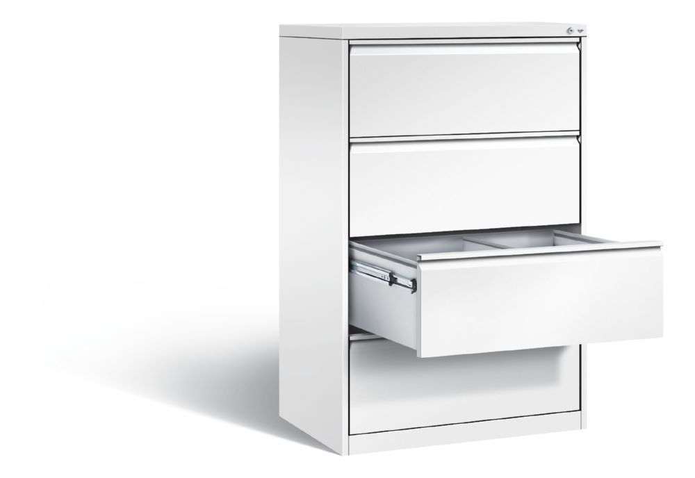 Produktbild C+P Schubladenschrank Acurado als Hängeregistratur in weiß 787 x 590 x 1357 mm bild 2