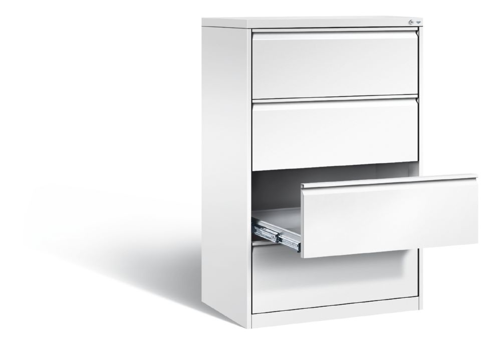 Produktbild C+P Büro Schubladenschrank Acurado 4 fach weiß 787 x 590 x 1357 mm bild 2