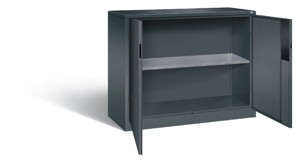Produktbild C+P Schwerlastschrank mit 110 kg Belastbarkeit in anthrazit 1200 x 500 x 1000 mm bild 2