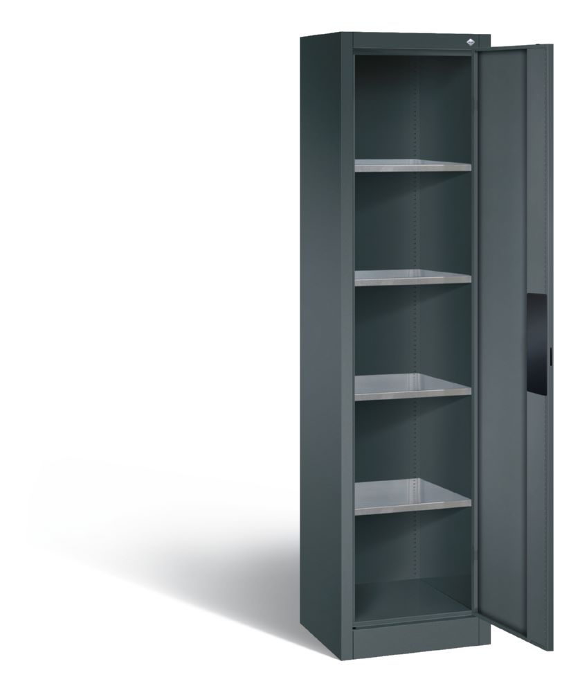 Produktbild C+P Schwerlastschrank 4 Einlegeböden anthrazit 502 x 400 x 1950 mm bild 2