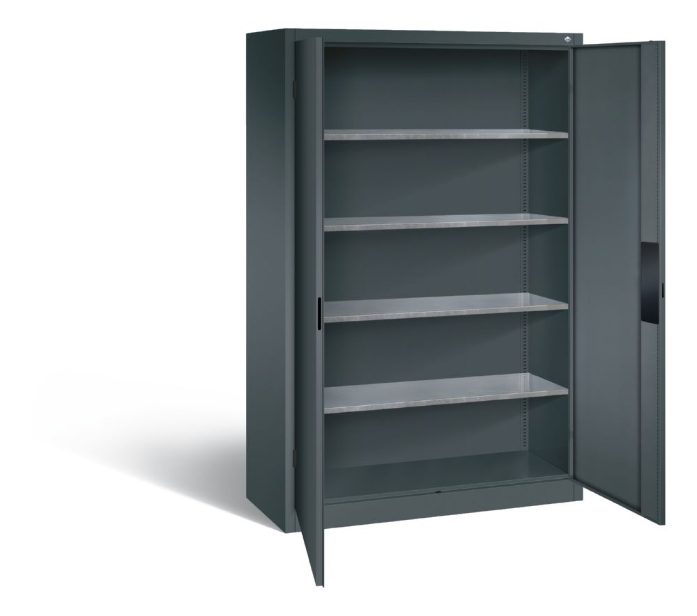 Produktbild C+P Schwerlastschrank mit Zylinderschloss in anthrazit 1200 x 500 x 1950 mm bild 2