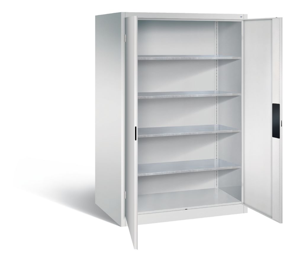 Produktbild C+P Schwerlastschrank Serie 89 1950 x 1200 x 800 mm in lichtgrau bild 2