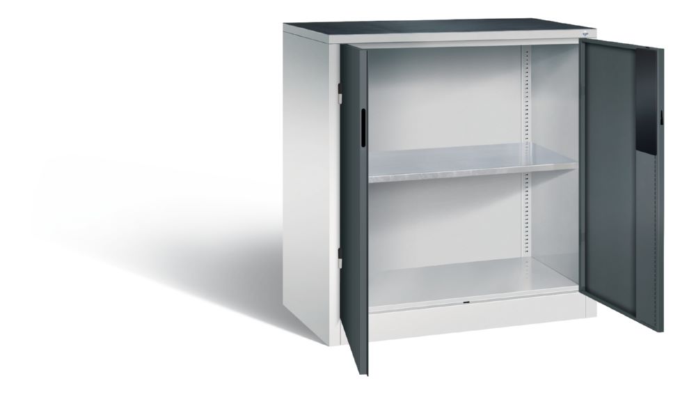 Produktbild C+P Schwerlastschrank aus Stahl 1 Fachboden anthrazit 930 x 500 x 1000 mm bild 2