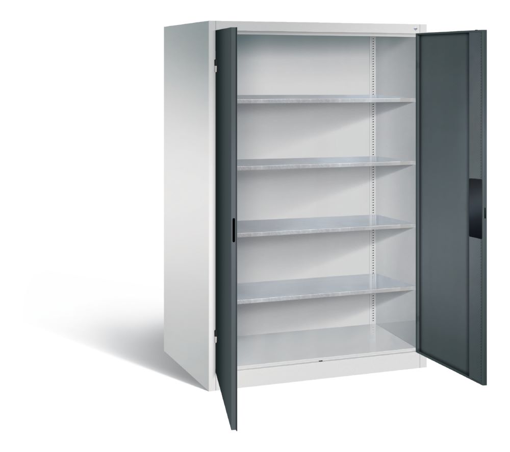 Produktbild C+P Schwerlastschrank Serie 89 1950 x 1200 x 800 mm lichtgrau anthrazit bild 2