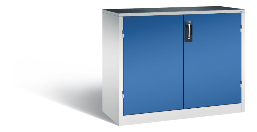 Produktbild C+P Schwerlastschrank bis 110 kg Belastbarkeit enzianblau 1200 x 500 x 1000 mm