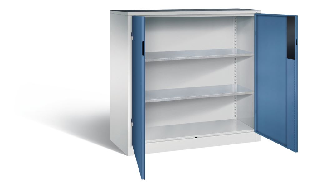 Produktbild C+P Schwerlastschrank mit 3 Riegelverschluss fernblau 1200 x 500 x 1200 mm bild 2