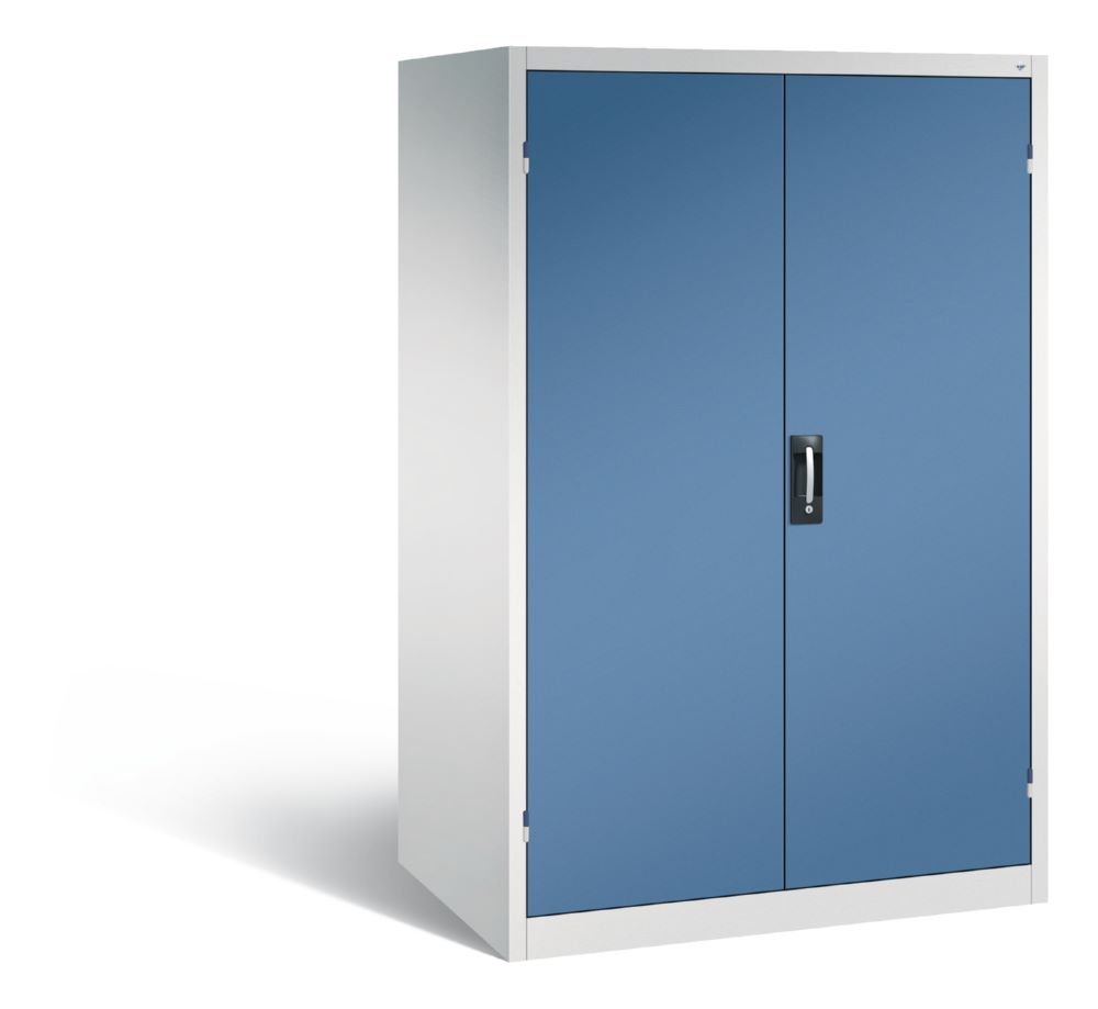 Produktbild C+P Schwerlastschrank Serie 89 1950 x 1200 x 800 mm lichtgrau fernblau