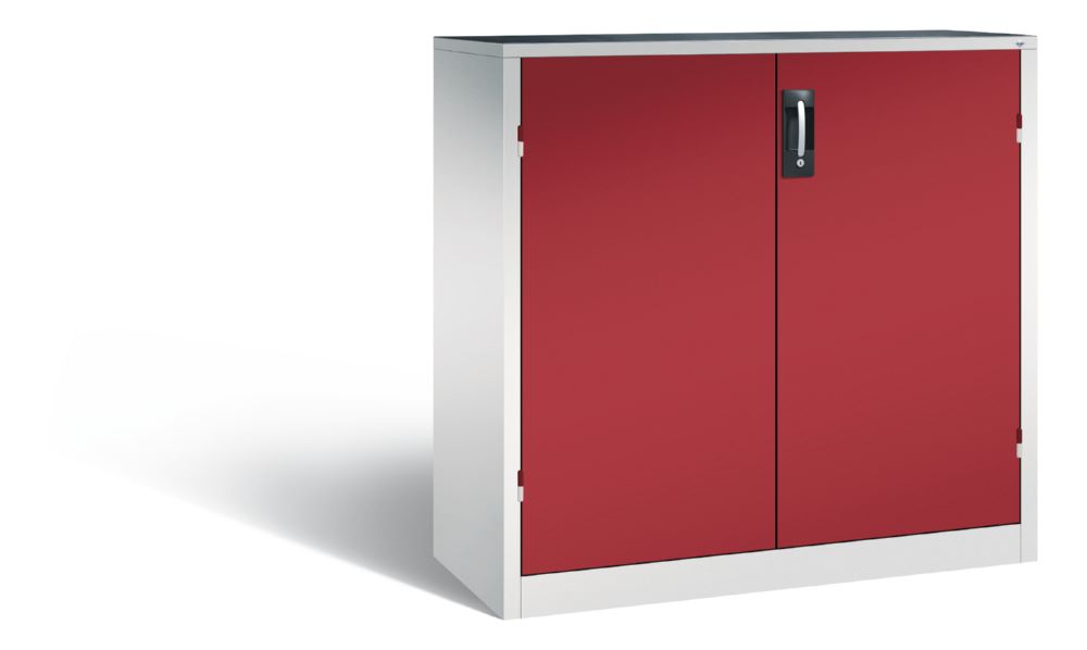 Produktbild C+P Schwerlastschrank mit Zylinderschloss in rubinrot 1200 x 500 x 1200 mm
