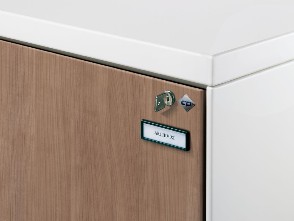 Produktbild C+P selbstklebender Kunststoff EtikettenrahmH 26 x B 76 x T x 4 mm