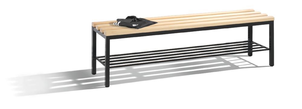 Produktbild C+P Sitzbank Bankleisten aus Buche Hartholz 1500 x 350 x 420 mm bild 2