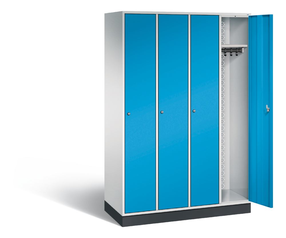 Produktbild C+P Garderobenspind Intro 4 Abteile 1950 x 1220 x 490 mm mit Belüftungslochbild bild 2