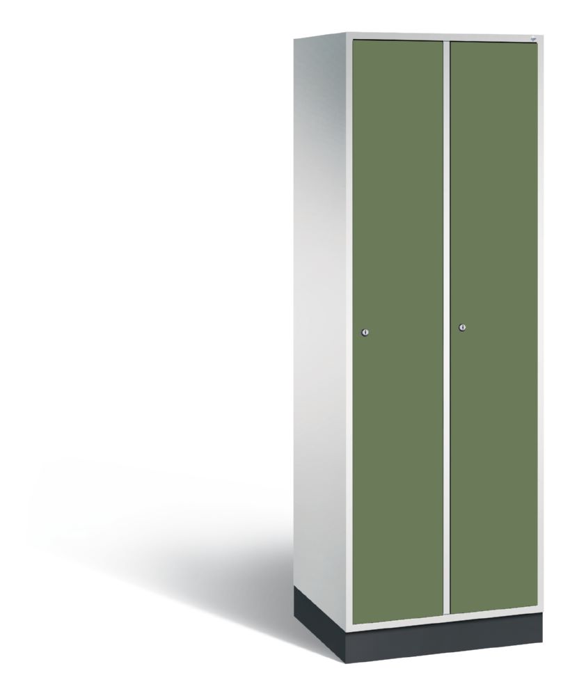 Produktbild C+P Spind Intro 2 Abteile 1950 x 620 x 490 mm mit Garderobenstange