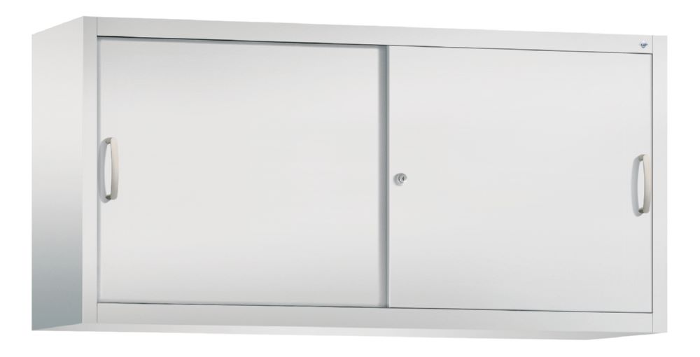 Produktbild C+P Stahl Schiebetürenschrank Acurado 2000 lichtgrau 1600 x 400 x 790 mm