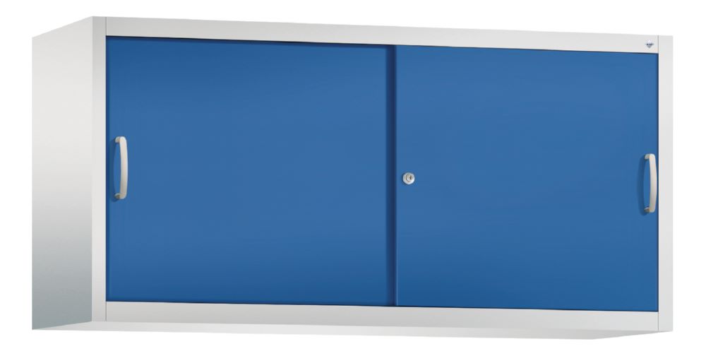 Produktbild C+P Aufsatz Schiebetürenschrank Acurado 2000 enzianblau 1600 x 500 x 790 mm