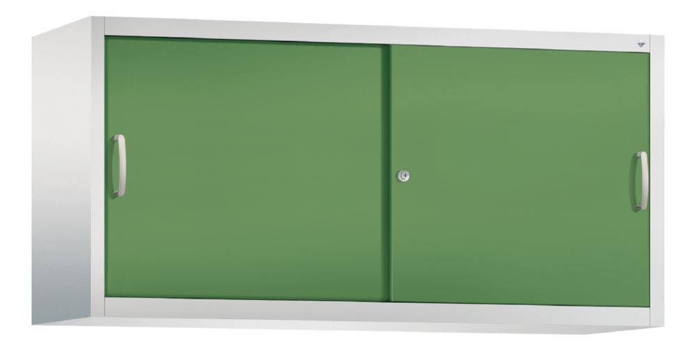 Produktbild C+P Aufsatz Schiebetürenschrank Acurado 2000 resedagrün 1600 x 500 x 790 mm