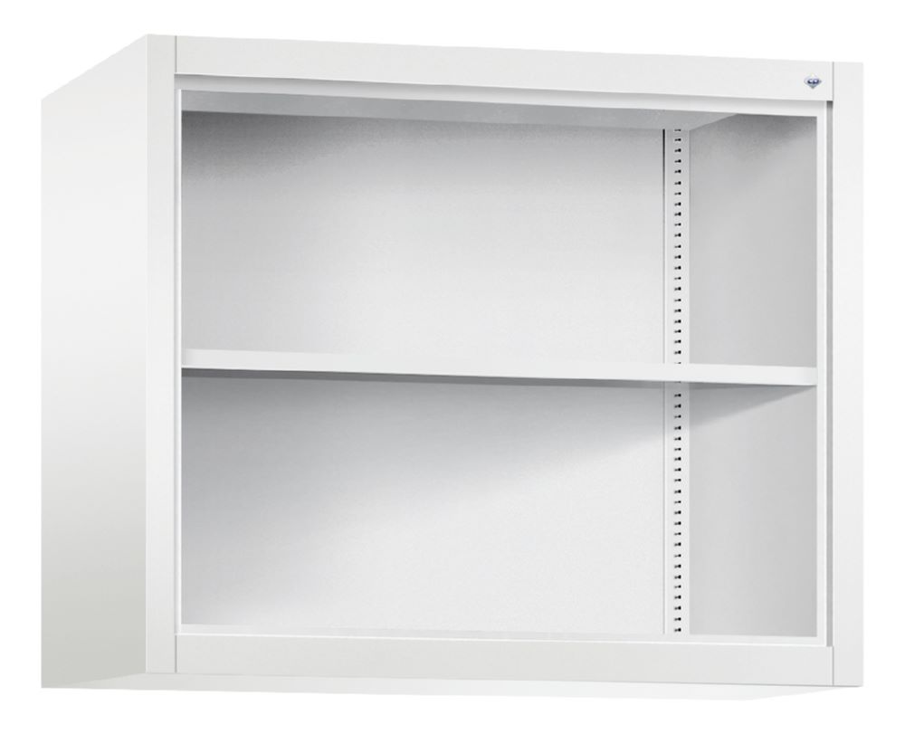 Produktbild C+P Stahlregal mit Rückwand Acurado 900 als Aufsatz weiß 930 x 400 x 790 mm