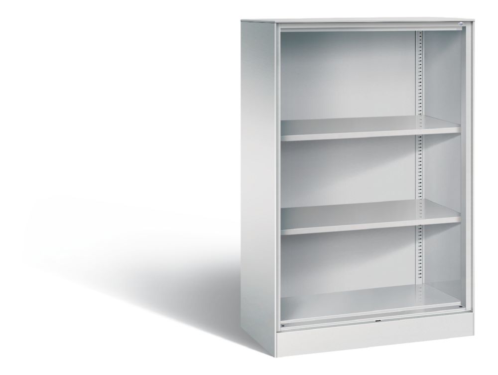 Produktbild C+P Stahlregal Asisto mit 2 Fachböden lichtgrau 800 x 435 x 1310 mm