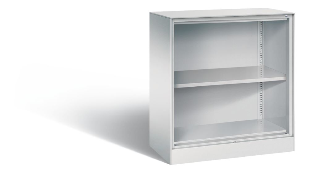 Produktbild C+P Stahlregal mit 1 Einlegeboden Asisto lichtgrau 800 x 435 x 915 mm