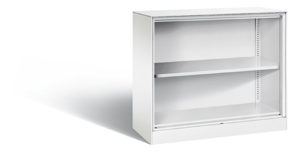 Produktbild C+P Stahlregal mit Rückwand Asisto 1 Einlegeboden weiß 1000 x 435 x 915 mm