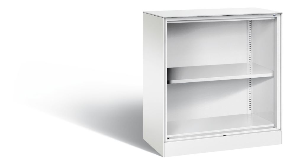 Produktbild C+P Stahlregal mit Rückwand Asisto weiß 800 x 435 x 915 mm