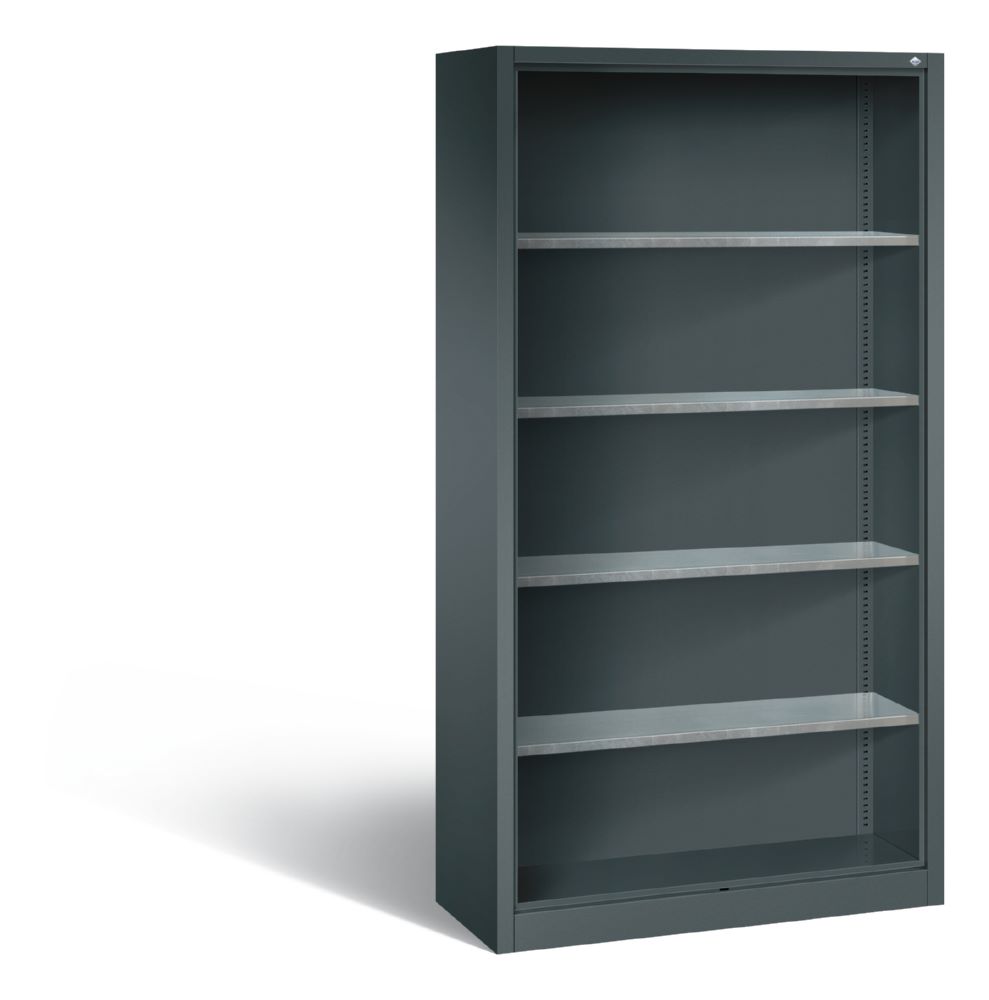 Produktbild C+P Stahlregal mit Rückwand Serie 13 anthrazit 1000 x 420 x 1980 mm