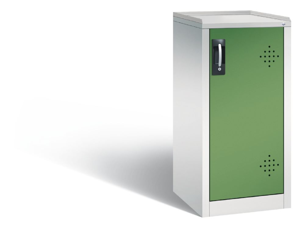 Produktbild C+P Umweltschrank mit 2 PE Auffangwannen resedagrün 502 x 500 x 1000 mm