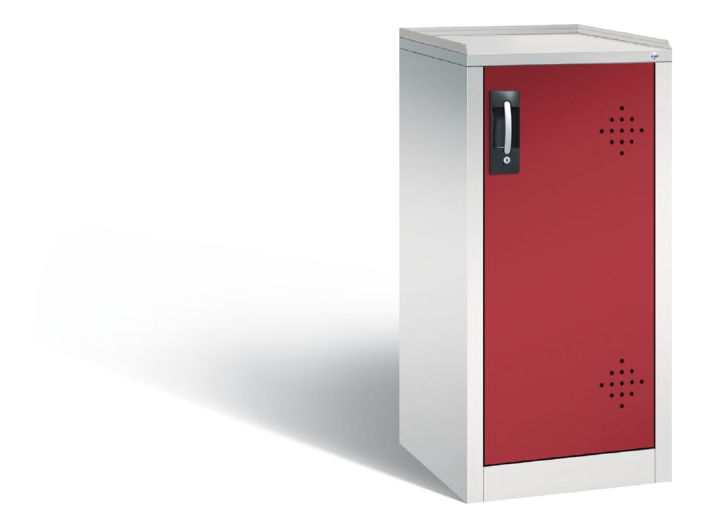 Produktbild C+P Umweltschrank mit 2 PE Auffangwannen rubinrot 502 x 500 x 1000 mm