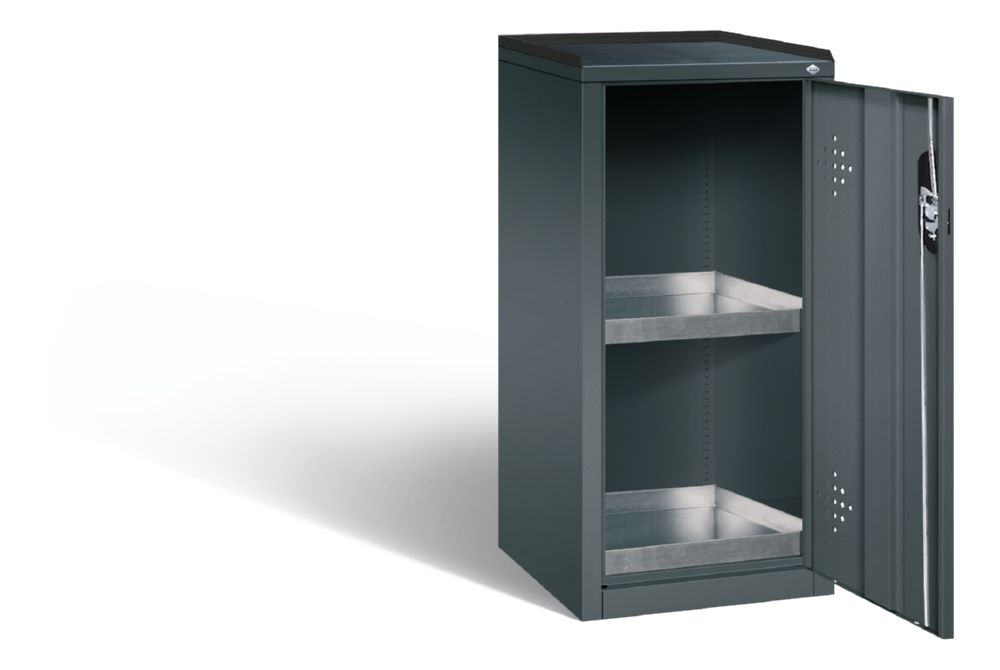 Produktbild C+P Umweltschrank mit Stahlwannen anthrazit 502 x 500 x 1000 mm bild 2
