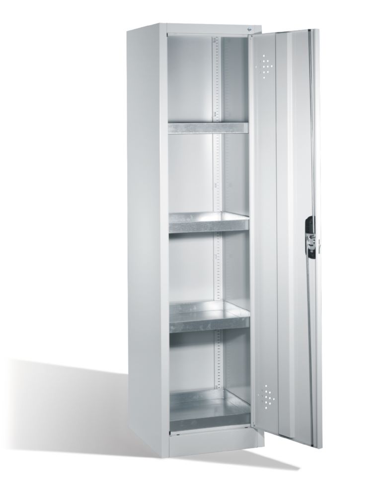 Produktbild C+P Umweltschrank mit 4 Stahlwannen lichtgrau 502 x 500 x 1950 mm bild 2