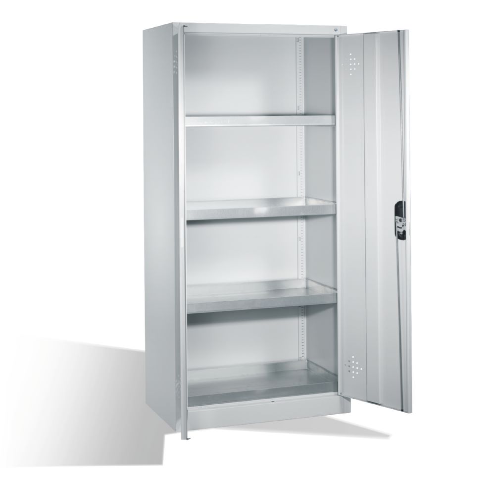 Produktbild C+P Umweltschrank mit Stahlwannen lichtgrau 930 x 500 x 1950 mm bild 2