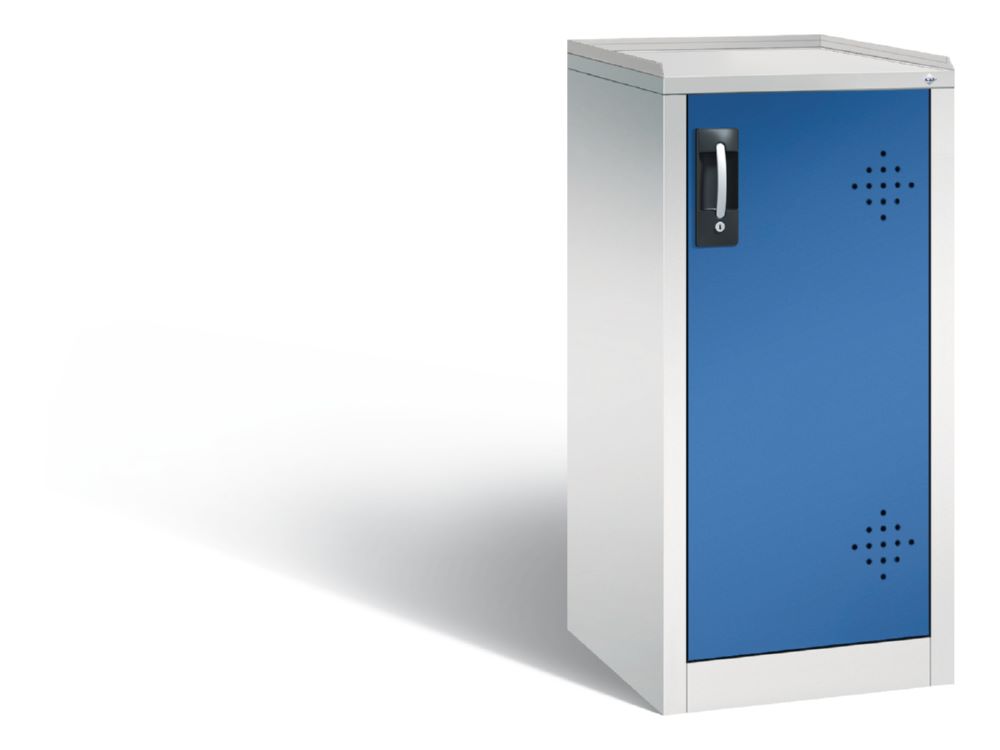 Produktbild C+P Umweltschrank mit Stahlwannen enzianblau 502 x 500 x 1000 mm