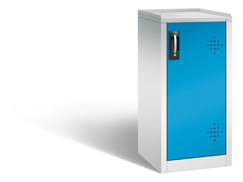 Produktbild C+P Umweltschrank mit Stahlwannen lichtblau 502 x 500 x 1000 mm