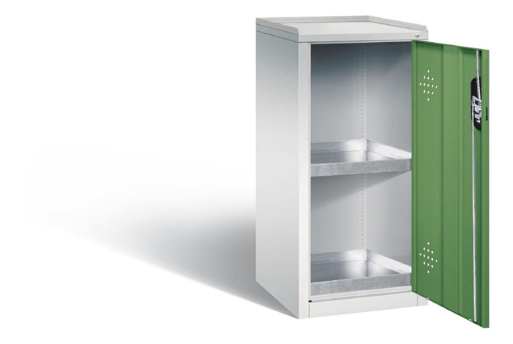 Produktbild C+P Umweltschrank mit Stahlwannen resedagrün 502 x 500 x 1000 mm bild 2