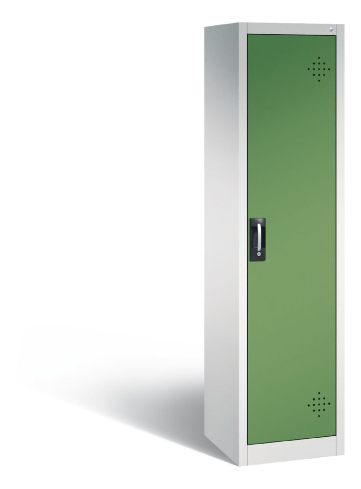 Produktbild C+P Umweltschrank mit 4 Stahlwannen resedagrün 502 x 500 x 1950 mm
