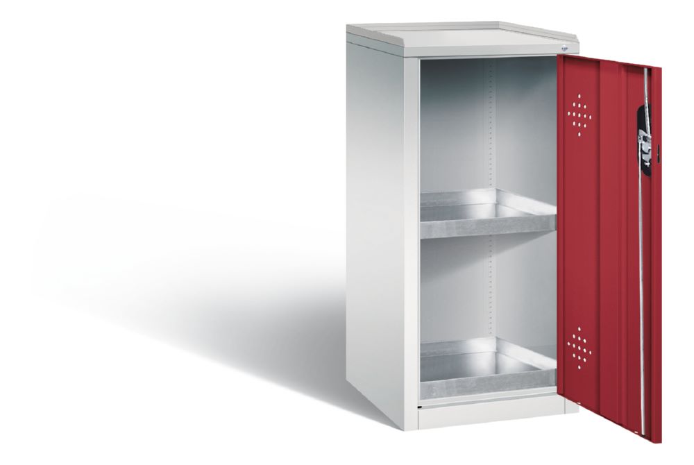 Produktbild C+P Umweltschrank mit Stahlwannen rubinrot 502 x 500 x 1000 mm bild 2