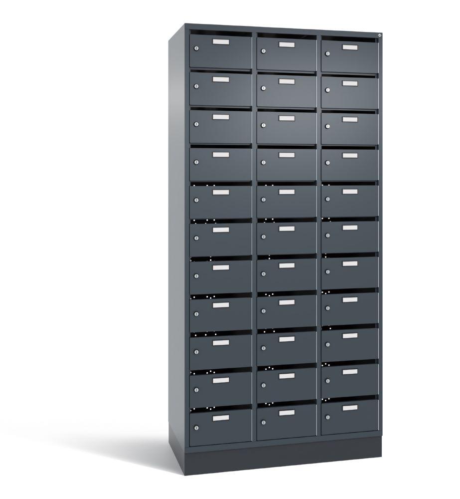 Produktbild C+P Verteilerschrank Serie 8170 mit 33 Fächer 1950 x 920 x 490 mm in anthrazit