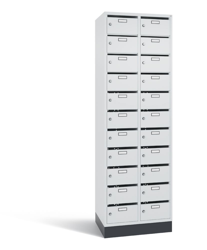 Produktbild C+P Verteilerschrank Serie 8170 22 Fächer 1950 x 620 x 490 mm lichtgrau