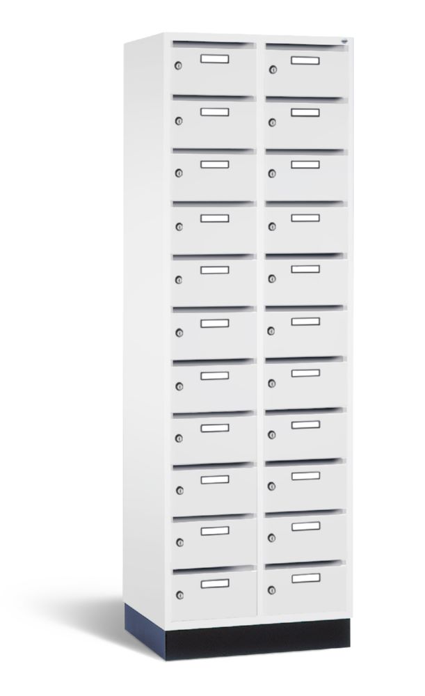Produktbild C+P Verteilerschrank Serie 8170 22 Fächer 1950 x 620 x 490 mm weiß