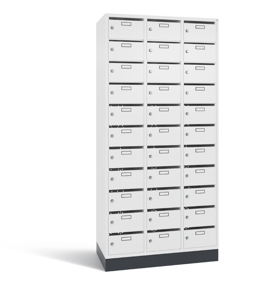 Produktbild C+P Verteilerschrank 33 Fächer 1950 x 920 x 490 mm in weiß