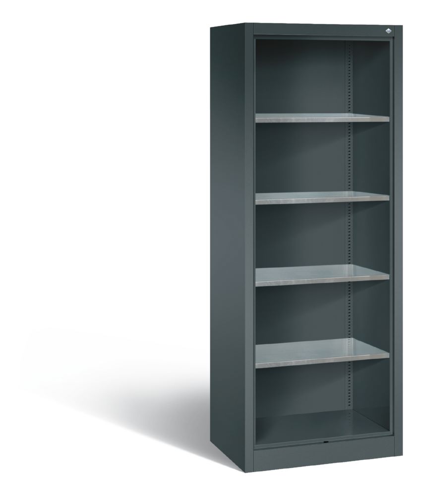Produktbild C+P Werkstattregal Fächerregal in anthrazit Maße 700 x 500 x 1950 mm