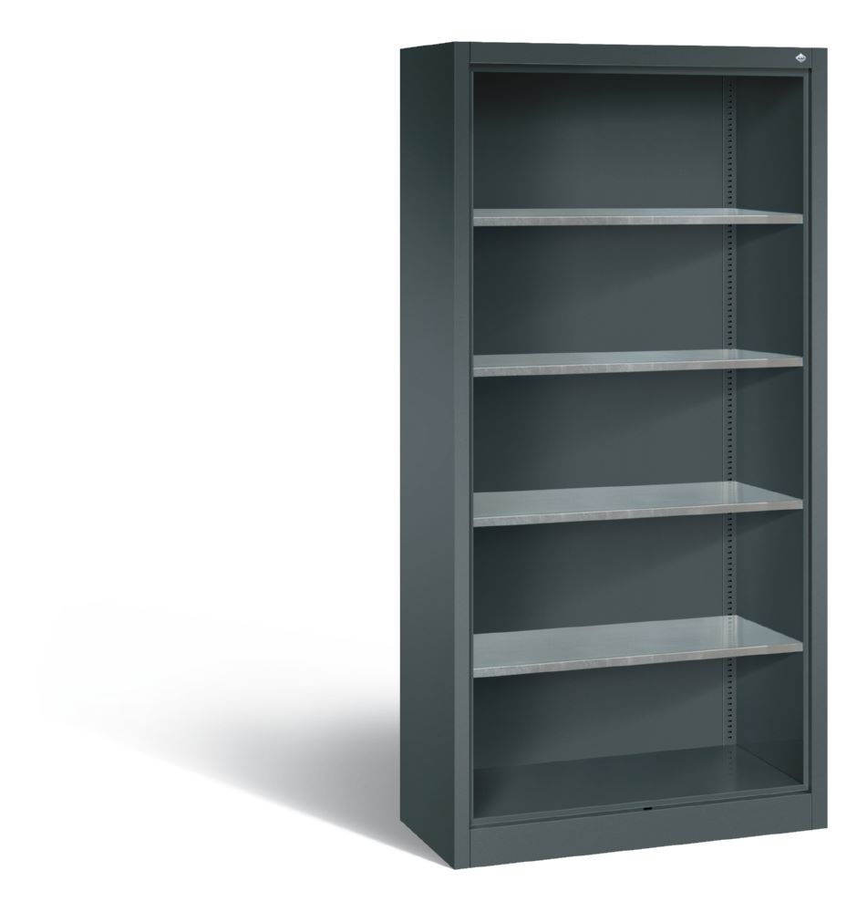 Produktbild C+P Werkstattregal mit Rückwand anthrazit 930 x 400 x 1950 mm