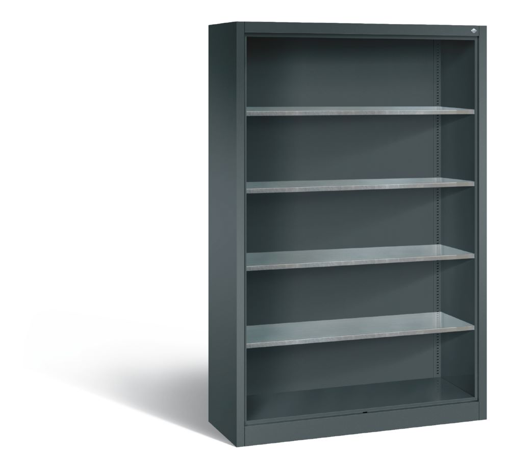 Produktbild C+P Werkstattregal mit 4 Fächer in anthrazit 1200 x 400 x 1950 mm