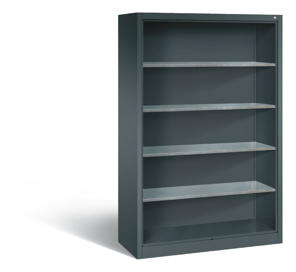 Produktbild C+P Werkstattregal Rückwand mit 4 Fachböden anthrazit 1200 x 500 x 1950 mm