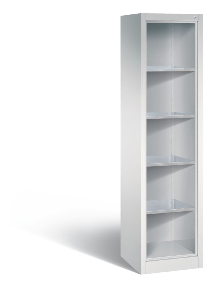 Produktbild C+P Werkstattregal mit Rückwand lichtgrau 502 x 500 x 1950 mm