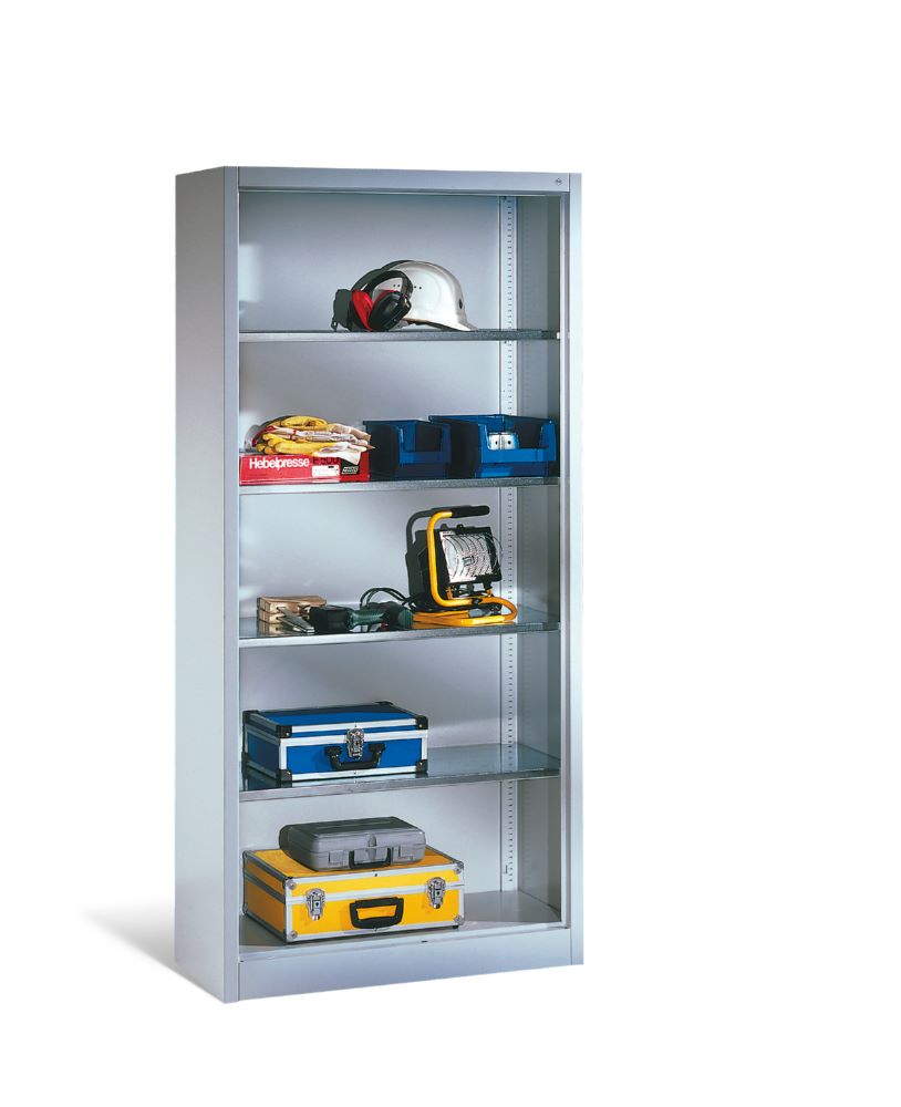 Produktbild C+P Werkstattregal mit Rückwand und Fächer 930 x 400 x 1950 mm bild 2