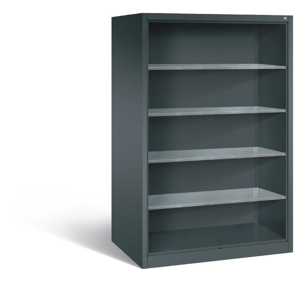 Produktbild C+P Werkstattregal mit Rückwand Serie 89 anthrazit 1200 x 800 x 1950 mm
